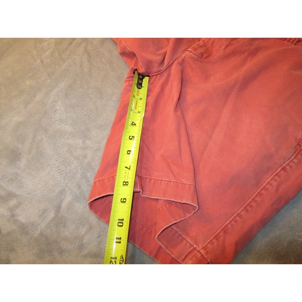 J. Crew Mens 35 Red Cotton Chino Shorts Classic Fit 9 Inch Inseam Casual Summer - Picture 3 of 6